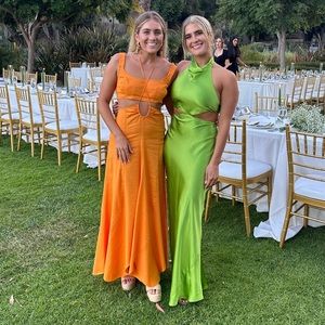 Kaye Maxi Dress Amanda Uprichard (S) Aloe